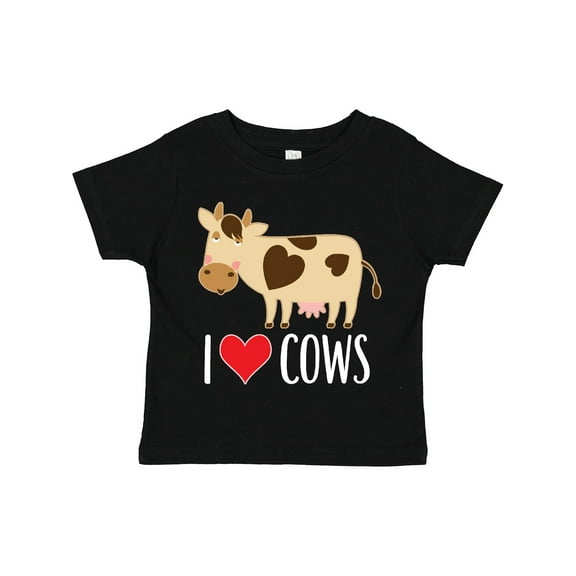 Inktastic I Love Cows Dairy Farmer Boys or Girls Toddler T-Shirt