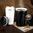 thumbnail image 3 of Tasse à Café 380 ml Étanche Isolée Tasse Thermique Voiture Portable de Voyage Tasse à Café en Acier Inoxydable, 3 of 8
