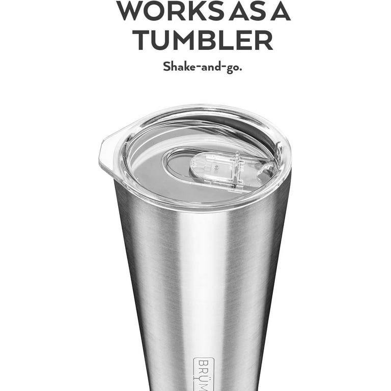 Browne 57502 - Cocktail Shaker, 8 oz., 2-5/8 dia. x 6H, stainless steel