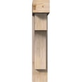 thumbnail image 2 of Ekena Millwork 7 1/2"W x 26"D x 38"H Westlake Block Smooth Bracket w/ Offset Brace, Douglas Fir, 2 of 25