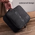 thumbnail image 7 of Pyaiiner Travel Organizer Electronic Accessories Box Portable Technology Travel Gifts Men'S Triple Cable Organizer Cable Charger Flash Drive, 7 of 7