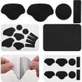 thumbnail image 4 of 10pcs Shoe Heel Repair, Self-Adhesive Shoe Hole Repair Patch for Back of Shoes Heel Fabric Mesh Holes, Leather Heel Cushion Inserts, Irregular Rectangular Round Form Inside Sneaker Patches Kit, 4 of 7