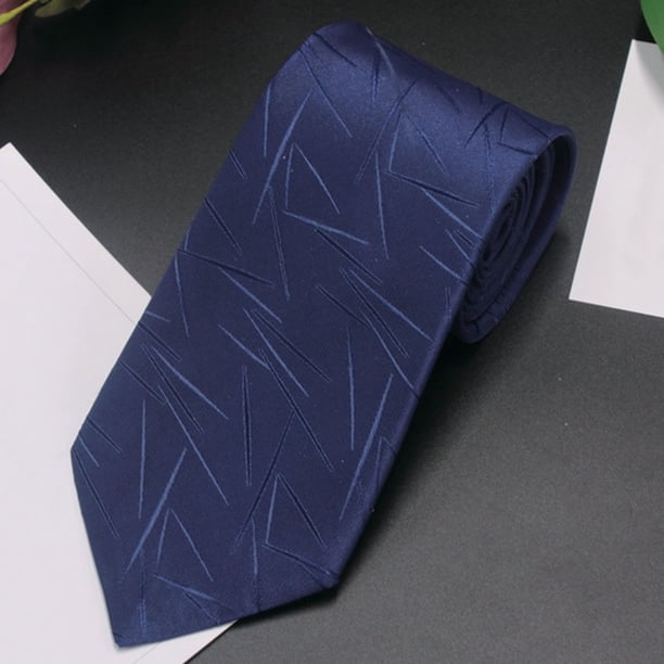 Camisa de vestir de negocios de moda para hombre, corbata de poliéster lisa de 8 cm, corbata de poliéster para hombre