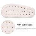 thumbnail image 4 of Zapatillas rosyclo Cloud Massage, suela gruesa, antideslizantes, blancas, 4 of 5