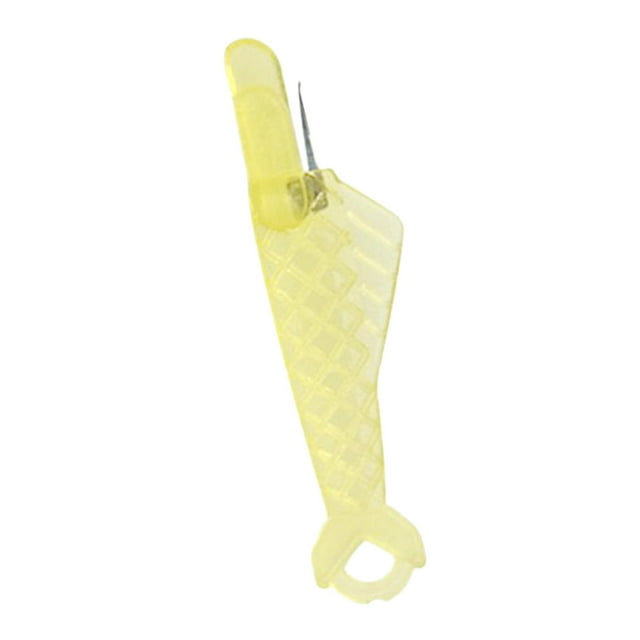 TIELUTT 1 Pce Enfileur pour Outil de Couture à la Main pour Machine à Coudre Aiguille en Forme de Poisson Aiguille Auto-Enfilement Ruban pour Vêtements Motifs de Robe pour Femmes Taille 6 Broderie Commencée