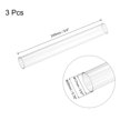 thumbnail image 2 of Plastic Pipe Rigid Tube Clear 0.67"(17mm) ID 0.78"(20mm) OD 9.6" (245mm) for Lighting, Water Plumbing, Pack of 3, 2 of 6