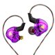 thumbnail image 5 of Cateissary Auriculares con cable portátiles de 1,2 m, Cable de fibra colorido, auriculares HiFi para escuchar música, ver vídeos, ver llamadas de voz, Cables de audio/vídeo Púrpura, 5 of 6