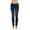 Blue, variant on Women's Denim Jeggings with Pockets - Comfortable Stretch Jeans Leggings (Black Denim, Medium)
