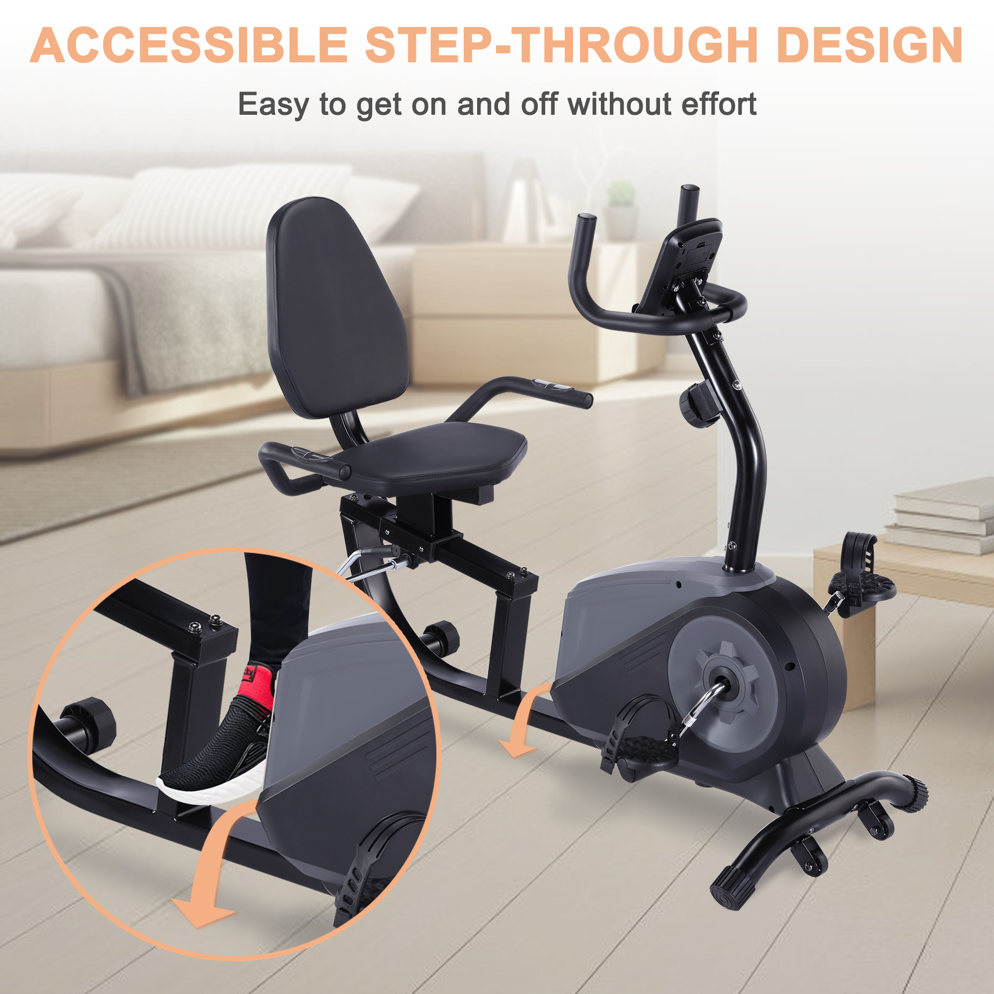 Recumbent Exercise Bike for Seniors 