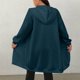 thumbnail image 4 of HongQid Women's Zip Up Hoodies Long Sleeve Long Tunic Sweatshirts Oversized Casual Waffle Fall Jacket Coat with Pocket, 4 of 8