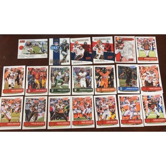 2016 Score Master Team set w RC, Inserts Cleveland Browns