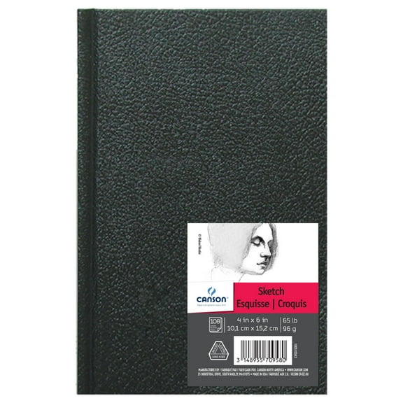 Canson Artist Series Hardbound Sketch Book, 4" x 6"