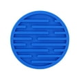 thumbnail image 1 of Pack de 4 Verres Sous-Verres Anti-Dérapants Résistant à la Chaleur Lavable Réutilisable Cuisine Napperon Tasse Tapis Drainant Porte-Bouteilles Pad Table Bar Bleu, 1 of 7