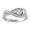 Sterling Silver, variant on Araiya Fine Jewelry Sterling Silver Round-shape Lab Grown Diamond Cluster Ring (1/4 Cttw, D-F Color, VS1 Clarity) Size 9