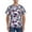 Plaid Flamingo, variant on Vsdgher Swimming Shark Print Men's Dry Fit Mesh Athletic Shirts Moisture Wicking Tennis T-Shirt Tops