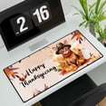 thumbnail image 3 of Happy Thanksgiving Abyssinian Welcome Thankful Fall Autumn Pumpkin Desk Mat Full Keyboard Mouse Pad Cat Lover Kitten Owner Gifts Large Mousepad - 02021, 3 of 5