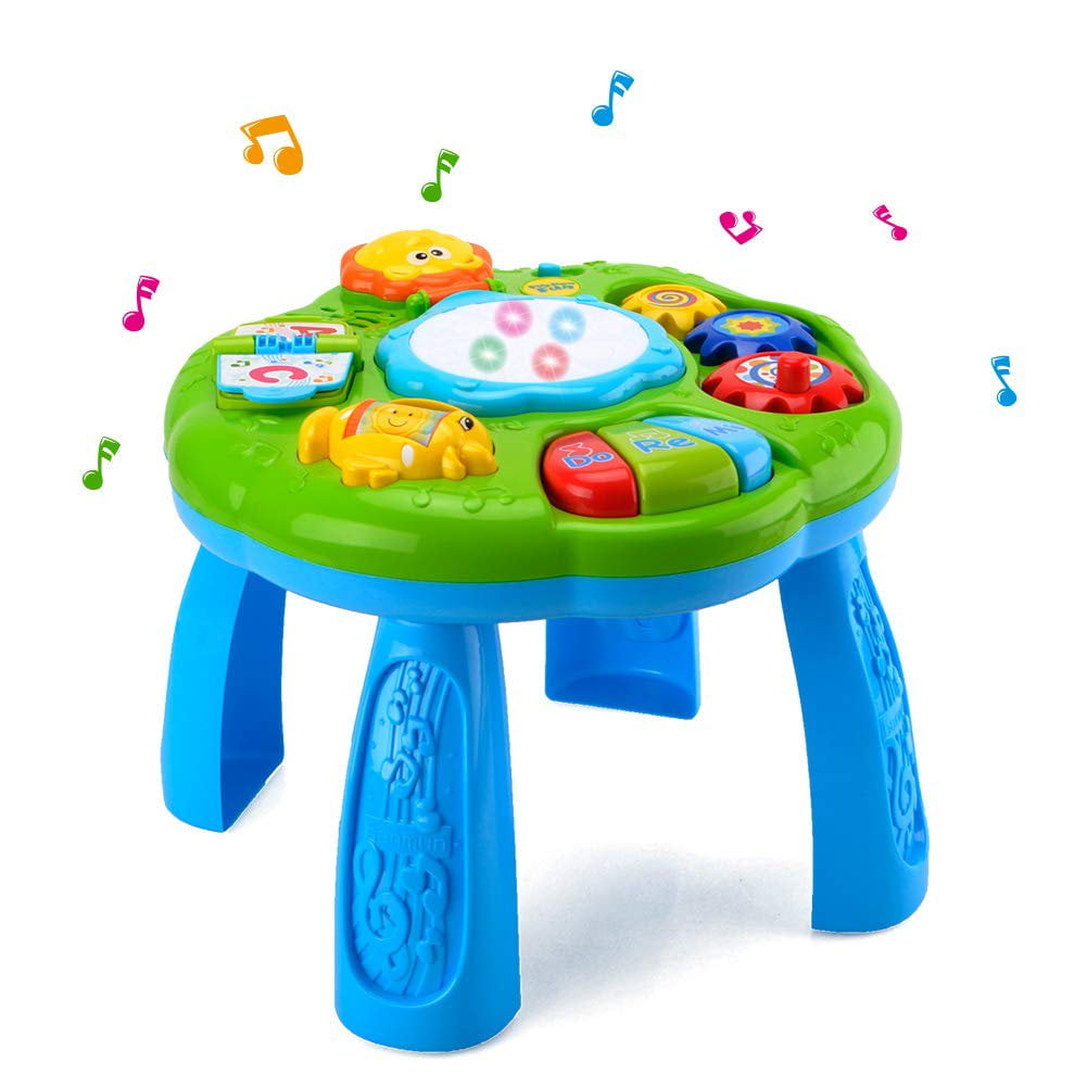Hot 8pc Cute Baby Plastic Hand Jingle Shaking Rock Bell Rattle Toddler Music Toy 