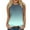 Mint Green, variant on MESSUEN Womens Sleeveless Tops Tank Tops for Women Loose Fit Crew Neck Raglan Crew Neck Gradient Print Vest Fashionable Casual Top Blouses for Women Dressy Basics Womens Tank Tops Black L