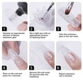 thumbnail image 4 of YSGFHGJW 16pc Poly Gel Nail Set Nail Accessories and Tools, 6 Color Quick Extension Gel Set Nail Phototherapy Crystal 90ml - Full Range of Manicure Tools, 4 of 8