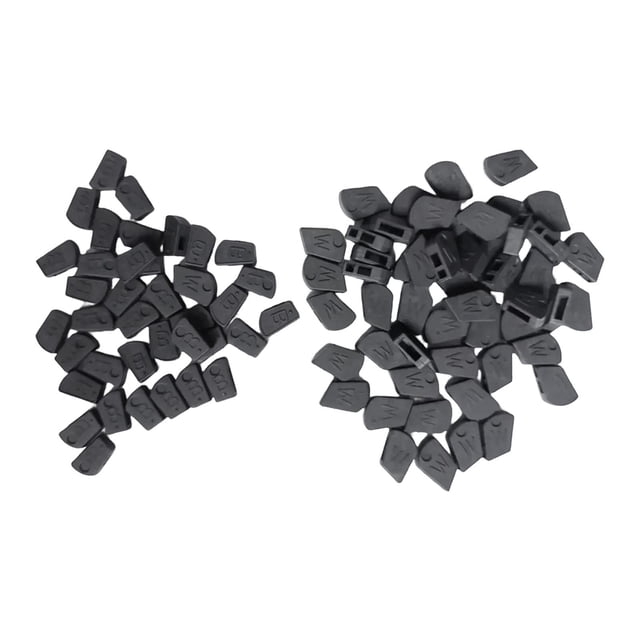 88 piezas de goma para piano digital eléctrico, repuesto resistente, reparación, fácil de instalar, mantenimiento y peso ligero.