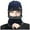 Blue, variant on Winter Thermal Hat Scarf Woolen Cycling Windproof Two-piece Suit N E D Hat One size