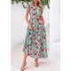 thumbnail image 5 of Vestido PRETTYGARDEN 2025 Verano Floral Midi con Escote en V XL, 5 of 6