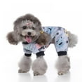 thumbnail image 5 of Adorable Christmas Monster Pet Dog Clothes Comfy Velvet Winter Pajamas Coat Jumpsuit, 5 of 9