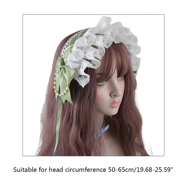 Gothic Lolita Headdress Maid Lace Hair Accessories Ribbon  display picture 1