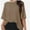 Khaki, variant on Women's Oversized T-Shirt - Soft Summer Casual Tee, Half Sleeve Crew Neck Tunic Top, Comfortable Loose Fit