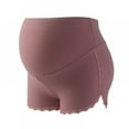 thumbnail image 3 of 1 Pack Cotton Maternity Panties High Waist Panties for Pregnant Mother Underwear Lace Trimmed Belly Support Boyshorts, 3 of 6