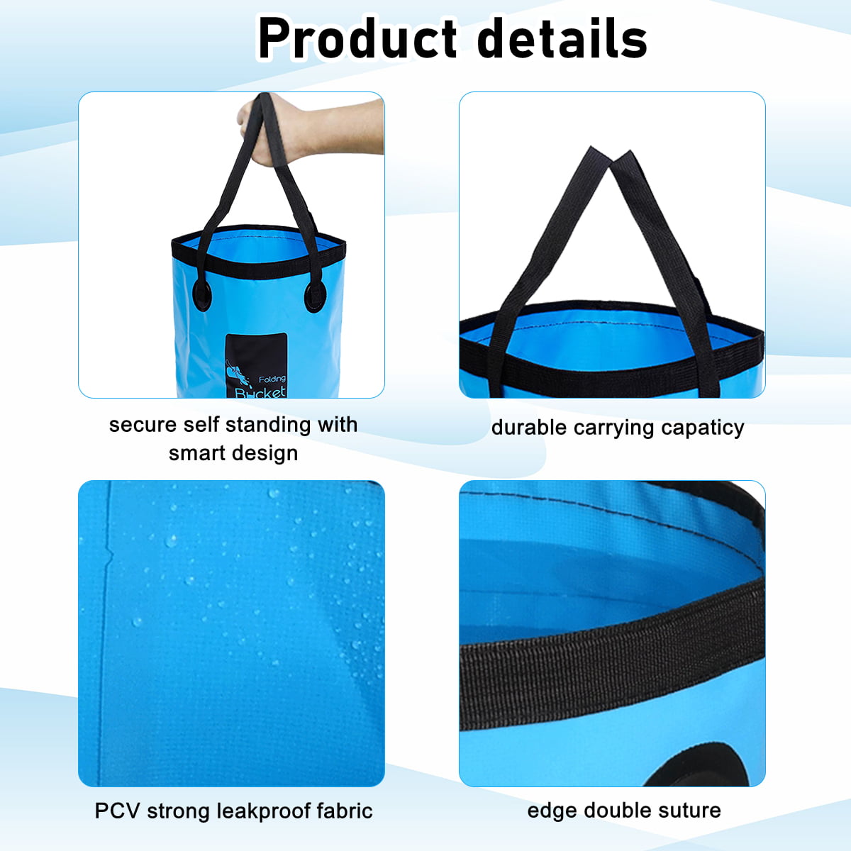 3 Pcs 5 Gallon Bucket Collapsible Foldable Bucket with Handle for Camping  Fishing Hiking to Hold Water Ice Folding Container Carry Bag Multiple Use  Portable Fold up Lightweight(Orange) - Yahoo Shopping