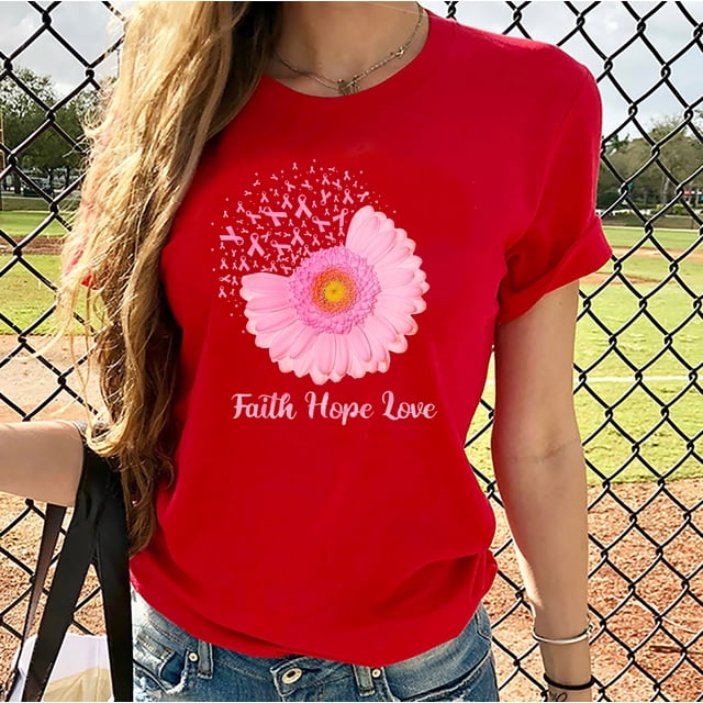Meichang T-Shirts à Manches Courtes pour Femmes Nouveauté Drôle Imprimé Floral T-Shirts Décontractés Col Rond Confortables Légers Hauts