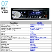 Single Spindle Short Dual USB Car Bluetooth MP3 Player Red Light Model 521