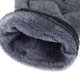 thumbnail image 4 of Guantes cálidos de medio dedo para hombre, para escribir, conducir, andar en bicicleta, guantes de medio dedo abiertos con forro polar y engrosados para mujer, otoño e invierno, 4 of 6
