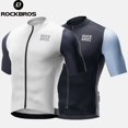 thumbnail image 2 of Camiseta de ciclismo ROCKBROS para hombre, de verano, de manga corta, de secado rápido, para ciclismo de montaña o de carretera, con corte 3D, 2 of 5