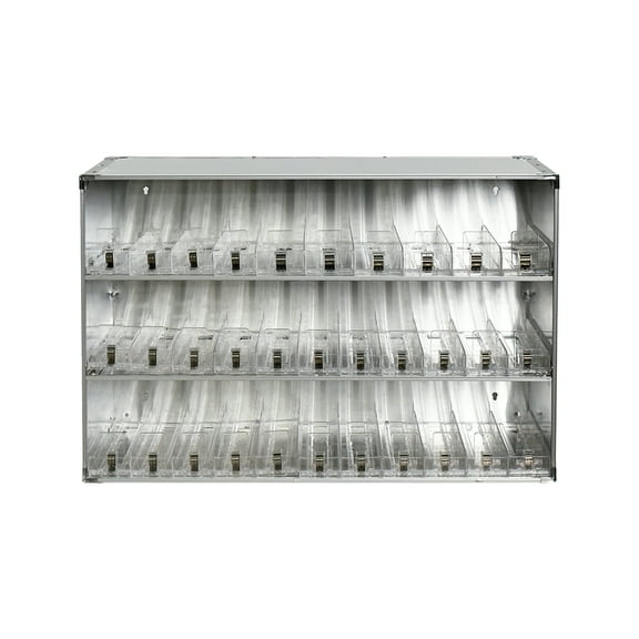330 Box Cigarette Display Case Push Tray Commercial Retail Showcase 26.7''Wx10.5''Dx18''H