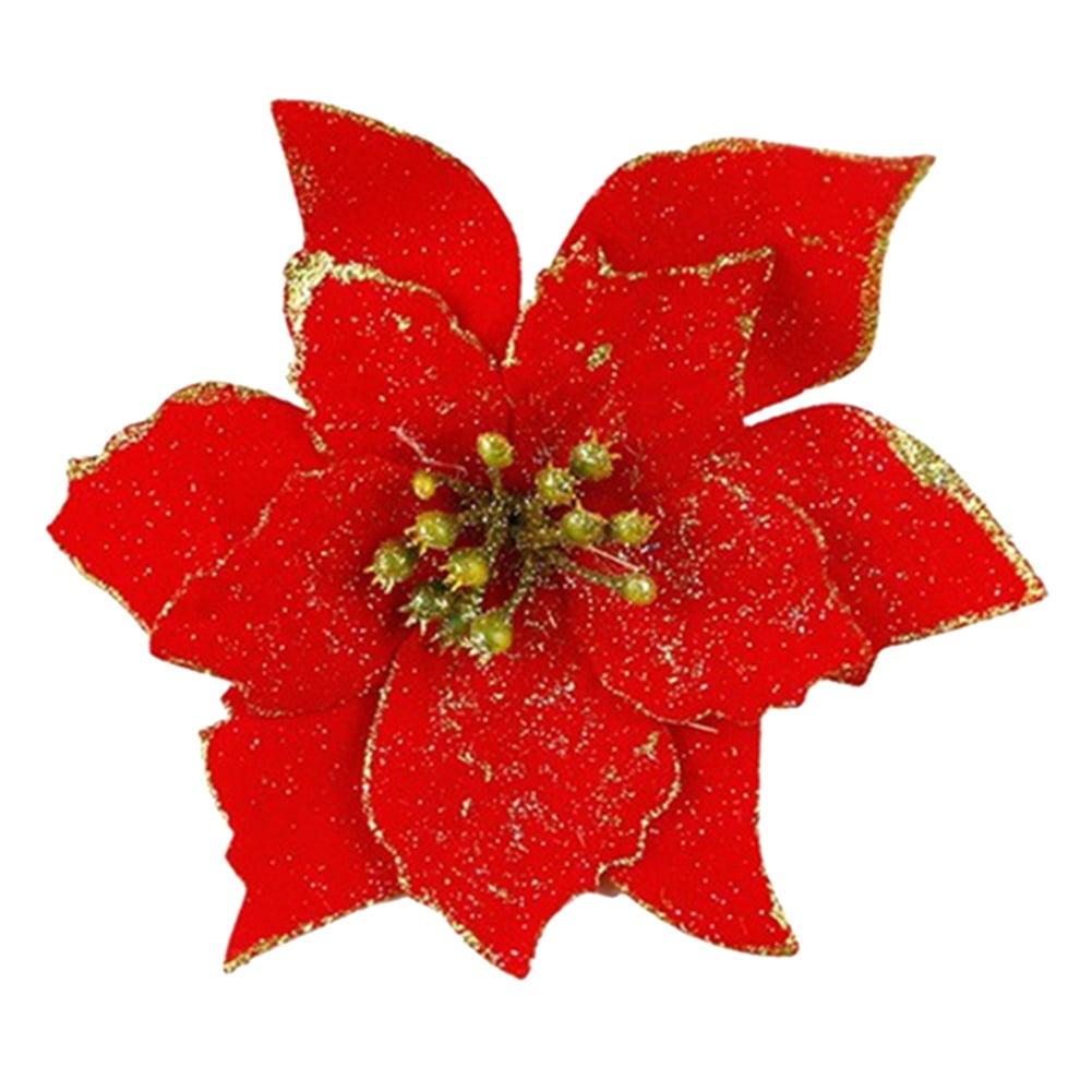 AkoaDa 20PCS Artificial Christmas Flowers Christmas Poinsettia