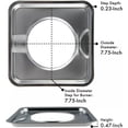 thumbnail image 4 of Range Kleen SGP-400 Drip Pan Chrome Square 7.75", SGL Pk, 4 of 4