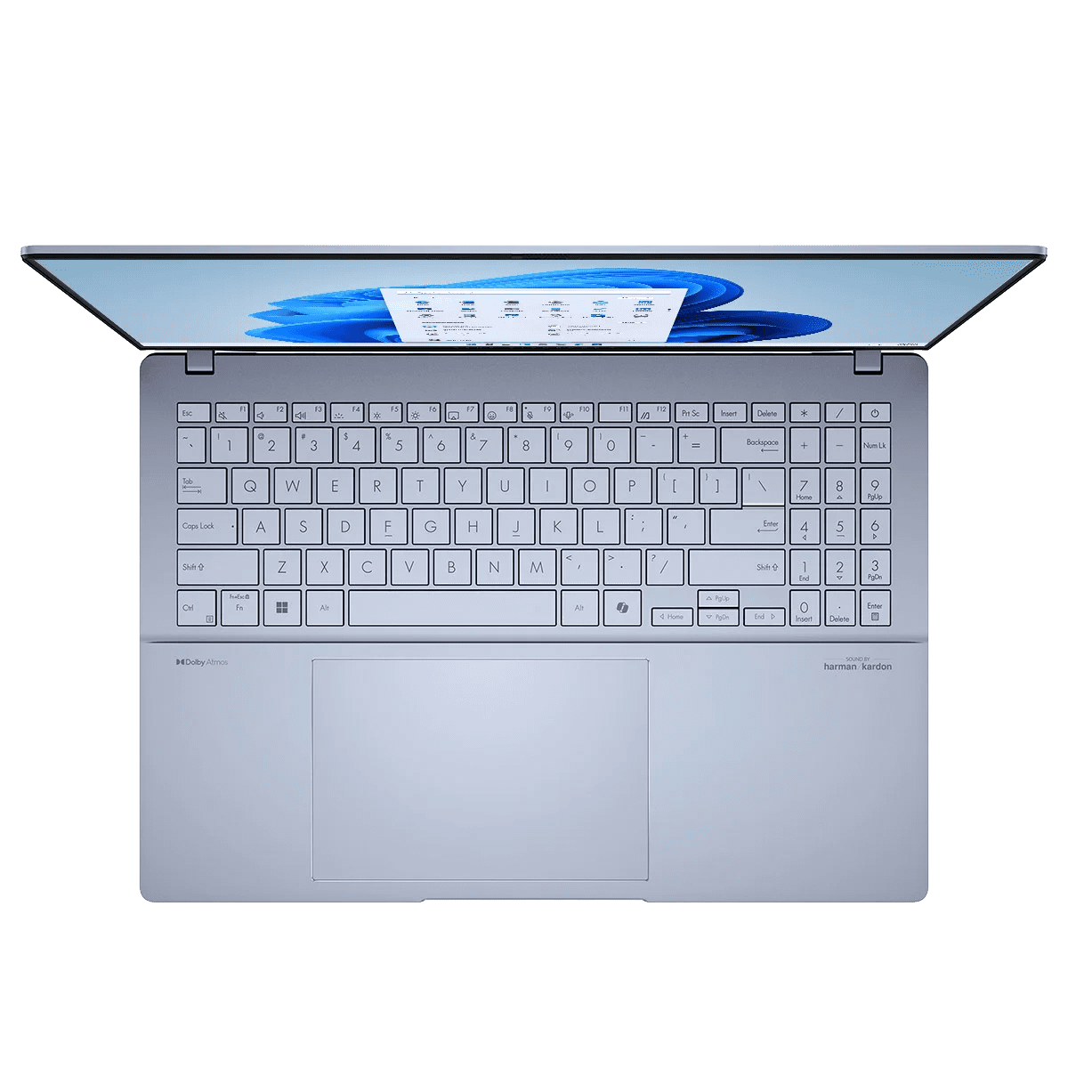 Asus Vivobook S16 Premium AI PC Laptop 16" 2.8k OLED 120Hz (600nits, 100% DCI-P3) Intel 16-core Ultra 9 285H 32GB DDR5 1TB SSD RGB Backlit Harman/kardon Wi-Fi7 FHD IR Privacy Camera Win11 Copilot+ AI