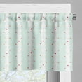 thumbnail image 5 of Ambesonne Teal and White Valance & Curtain, Shabby Plant, 55"x36", Pale Blue Orange White, 5 of 6