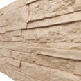 thumbnail image 3 of Ekena Millwork 49"W x 25 1/2"H x 1 1/4"D Acadia Ledge Stacked Stone, EverStone Faux Stone Siding Panel, Ocean Floor, 3 of 9