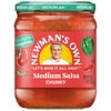 Newman's Own: All Natural Chunky Medium Salsa, 16 oz Glass Jar