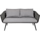 thumbnail image 2 of Sala Exterior Jardimex Tipo Rattan Jardin patio Terraza 4 Pz gris, 2 of 7
