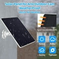 thumbnail image 4 of 2-Pack 5W Monocrystalline Solar Charger Panel – Portable Outdoor Power Solution for Camping & Hiking, Lightweight Small-Scale Generator with Micro USB to Type-C Adapter for On-the-Go Device Charging, 4 of 6