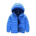 thumbnail image 3 of Esaierr 6-13 Years Boys Girls Puffer Down Jacket for Kids,Hooded Down Jacket Short Outerwear,Unisex Winter Coats Solid Color Teenagers Down Jacket, 3 of 9