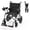 Black-Iron, variant on Erinnyees 24V Electric Wheelchair Foldable, 500W Dual Motor All-Terrain Lightweight Wheelchair, Silver