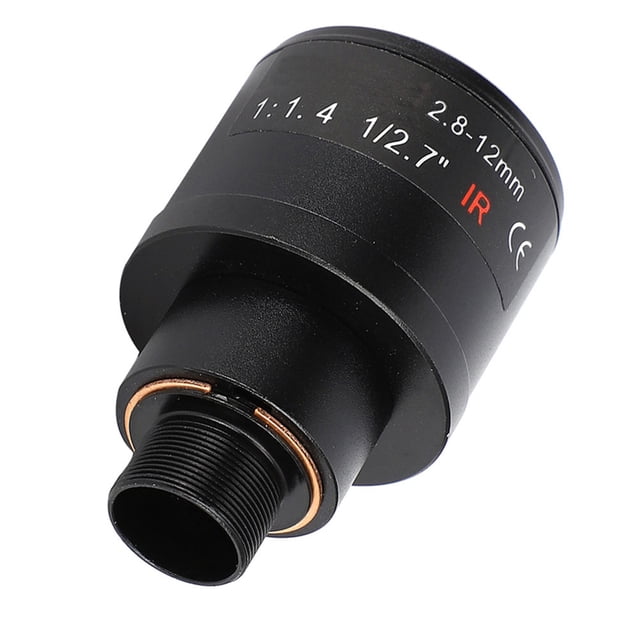 Lente de placa CCTV Zoom ajustable manualmente con longitud Focal de 28-12mm lente de cámaras de seguridad interfaz de montaje M12 lente HD de 3MP