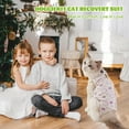 thumbnail image 2 of Cat Recovery Suit After Surgery, Anti Licking Onesie Postoperative Shirt for Female Spay Male Neuter, Soft Breathable Bodysuit Pajamas for Abdominal Wound Kitten E-Collar & Cone Alternative, 2 of 8