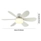 thumbnail image 2 of E26/27 ventilador de enchufe luz LED ventilador de bombilla regulable 40W/30W para dormitorio cocina, 2 of 6