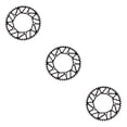 thumbnail image 1 of Youkk Alloy Crank set - Durable Precise Fit Smooth Operation - Guaranteed Compatibility Bicycles Crank 52T black 3Set, 1 of 6